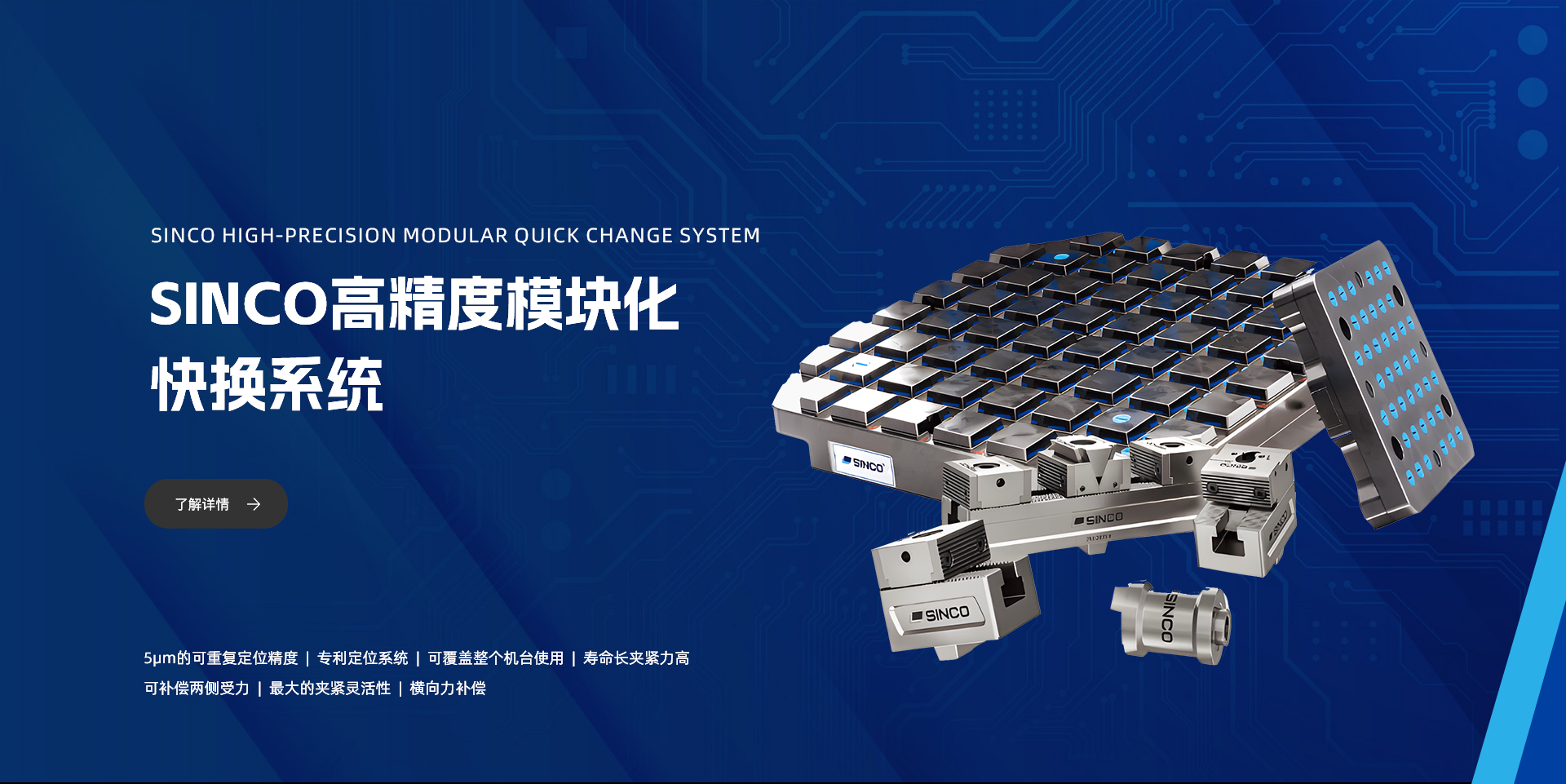 SINCO高精度模块化快换系统